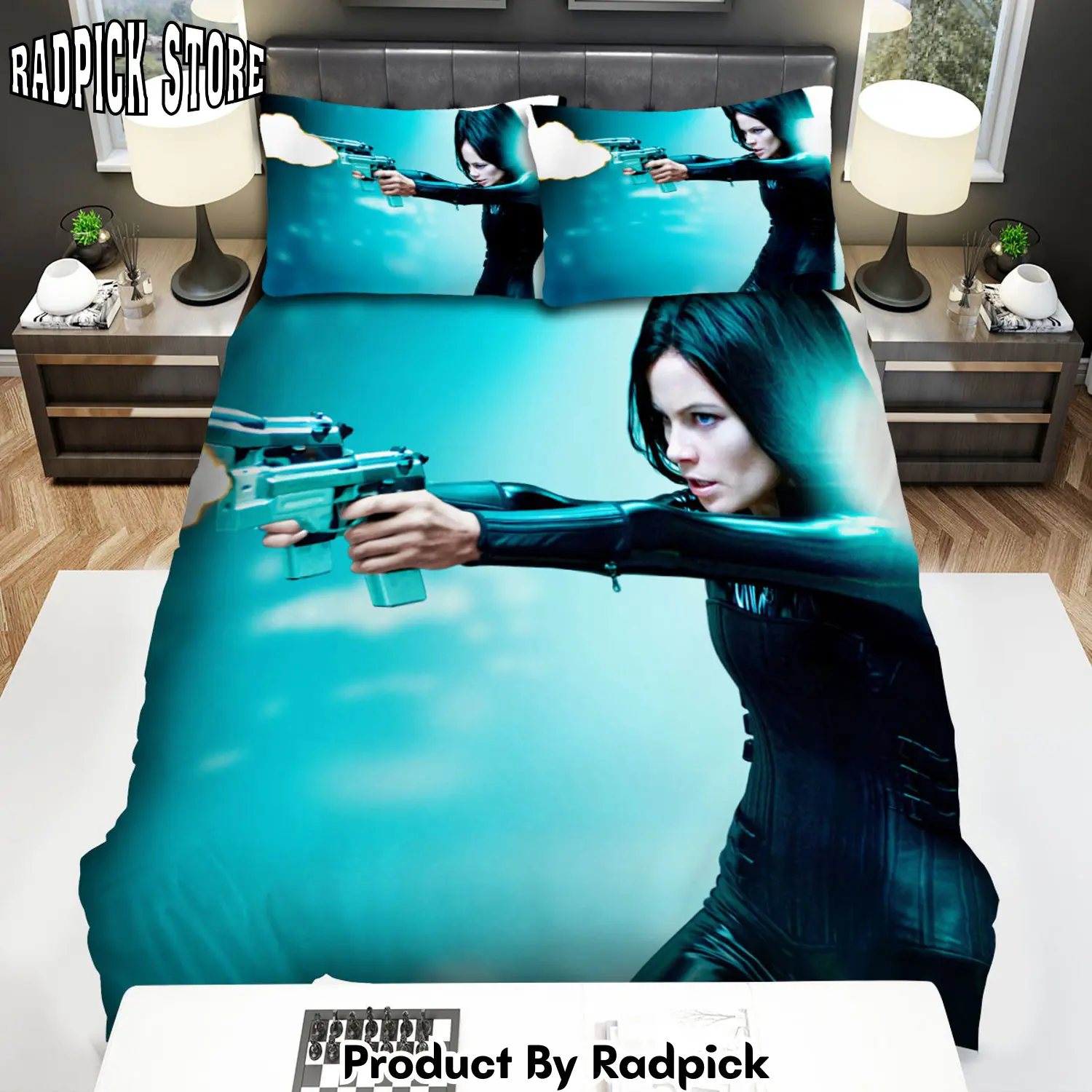 Radpick underworld two guns bed sheets spread comforter duvet cover bedding sets rp327592